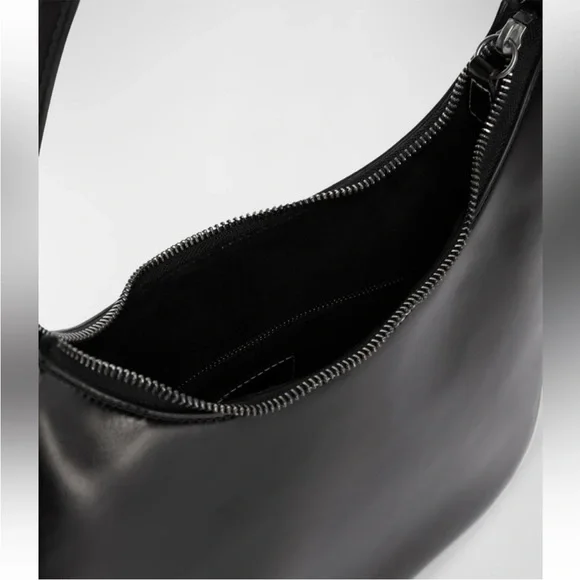 Staud Alec Zip Leather Shoulder Bag - Picture 3 of 5